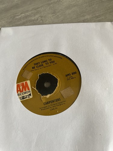 Vinyl 1970 carpenters - -,